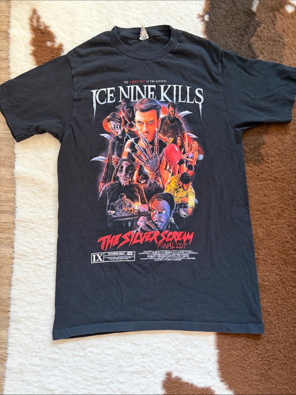 Ice Nine Kills Black Graphic Band Tee - The Silver Scream